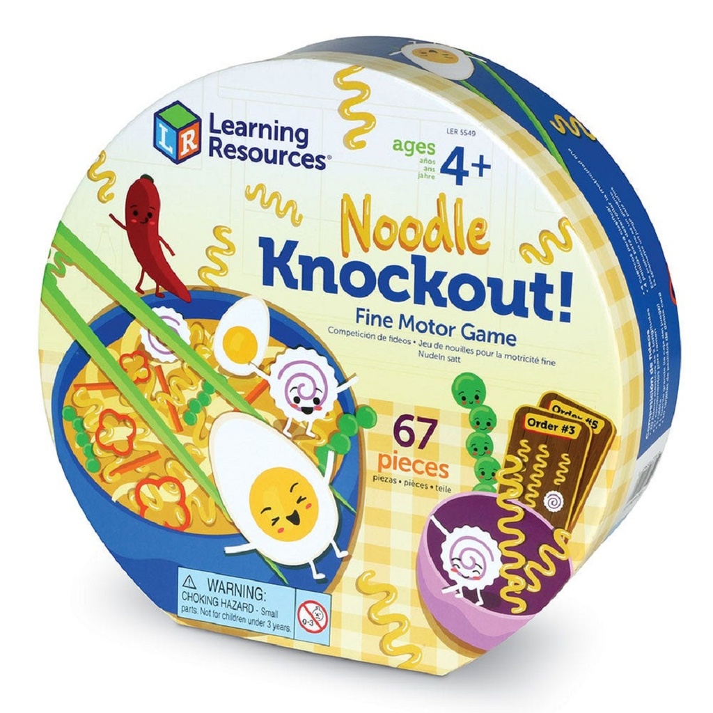 Noodle Knockout! Fine Motor Game