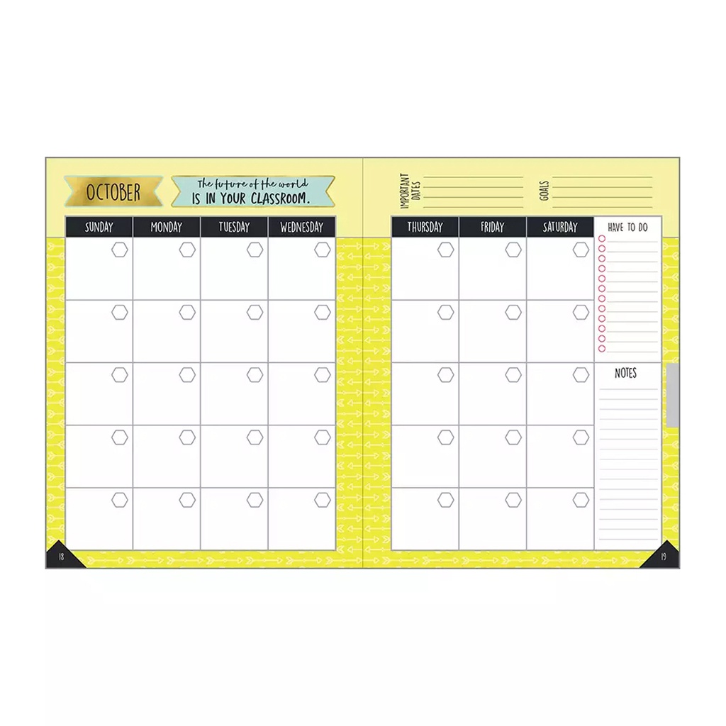 Aim High Teacher Planner Plan Book