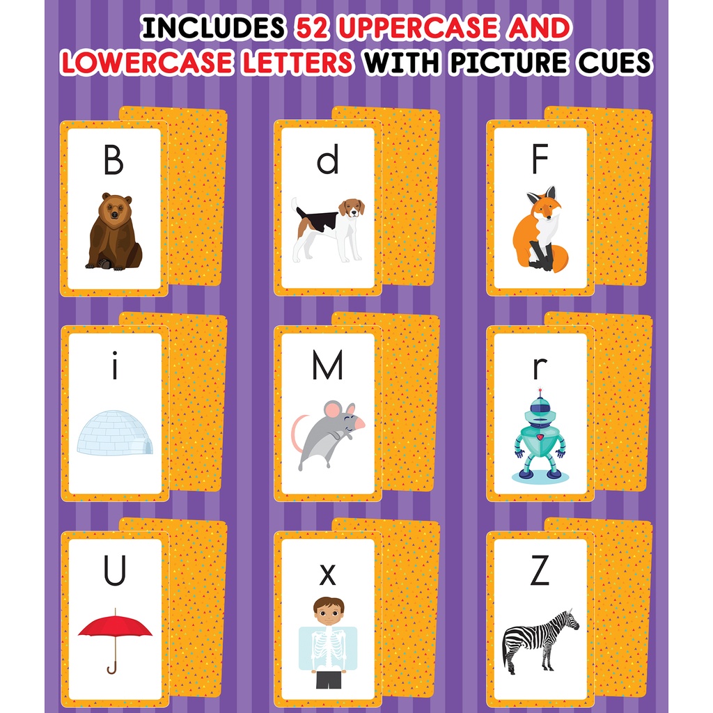 Alphabet Flash Cards 54 Cards