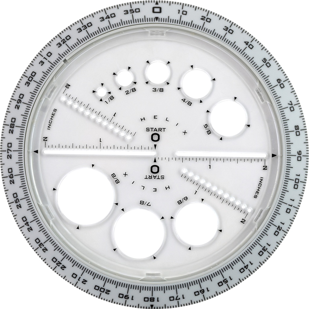 Angle & Circle Maker with Integrated Circle Templates