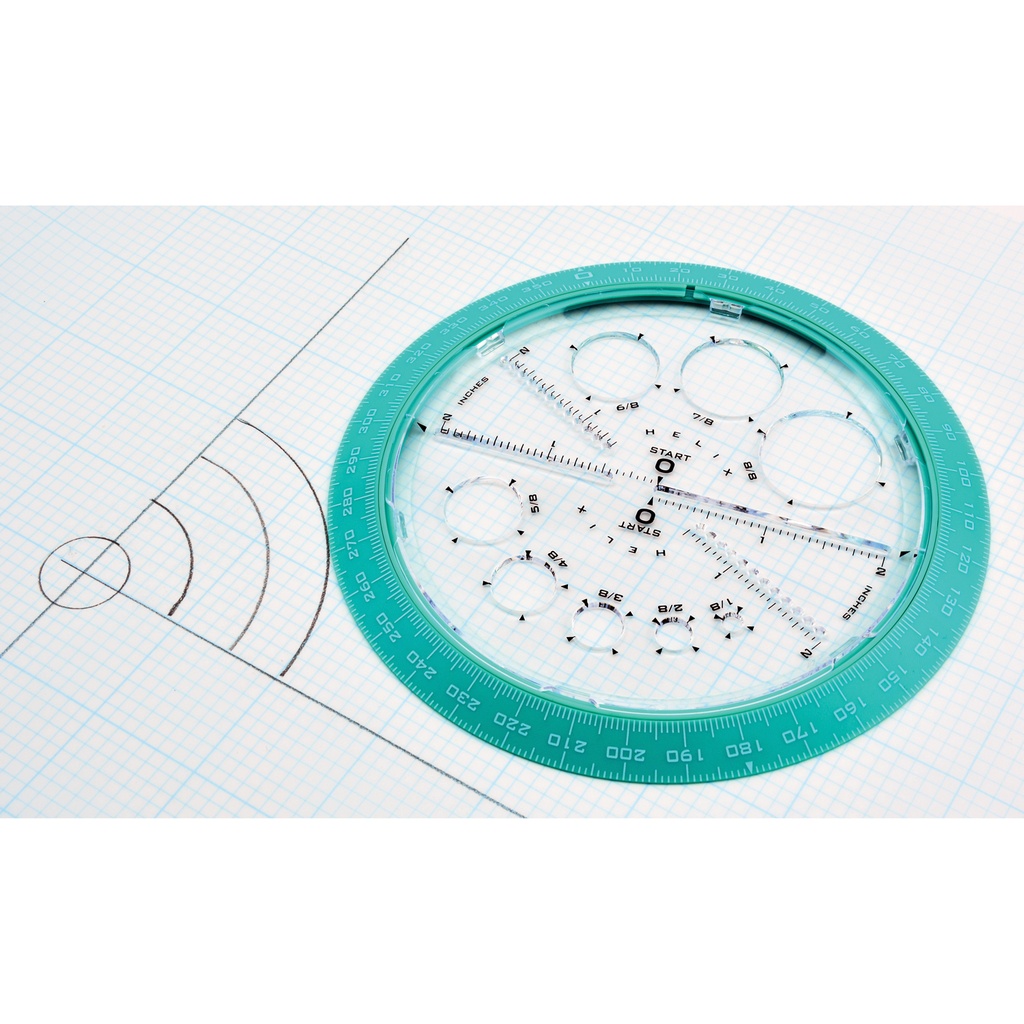 Angle & Circle Maker with Integrated Circle Templates