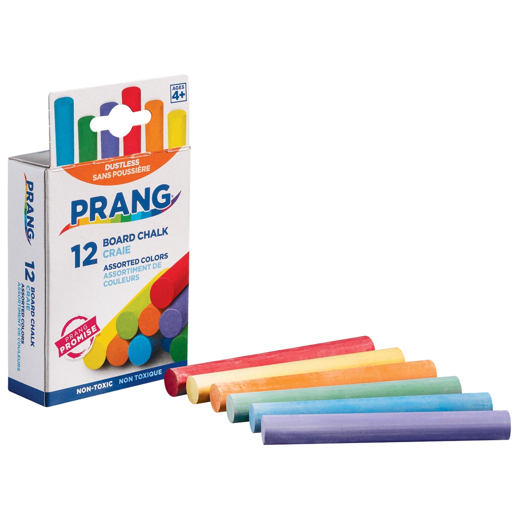 Assorted Hygieia® Dustless Board Chalk Pack of 12