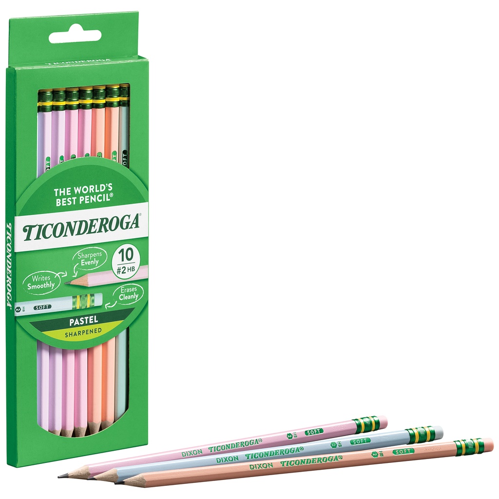 Assorted Pastel #2 Pencils 60ct