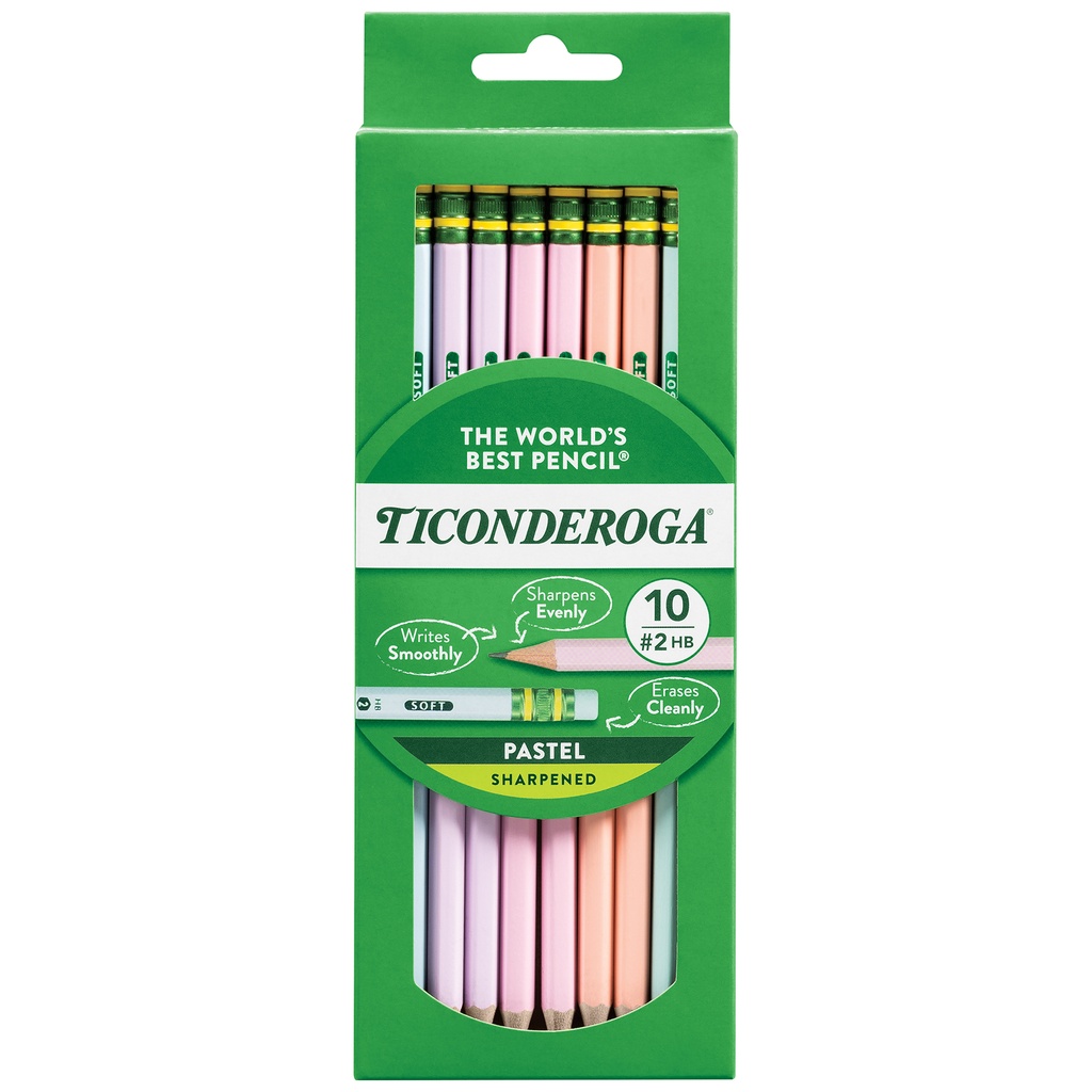 Assorted Pastel #2 Pencils 60ct