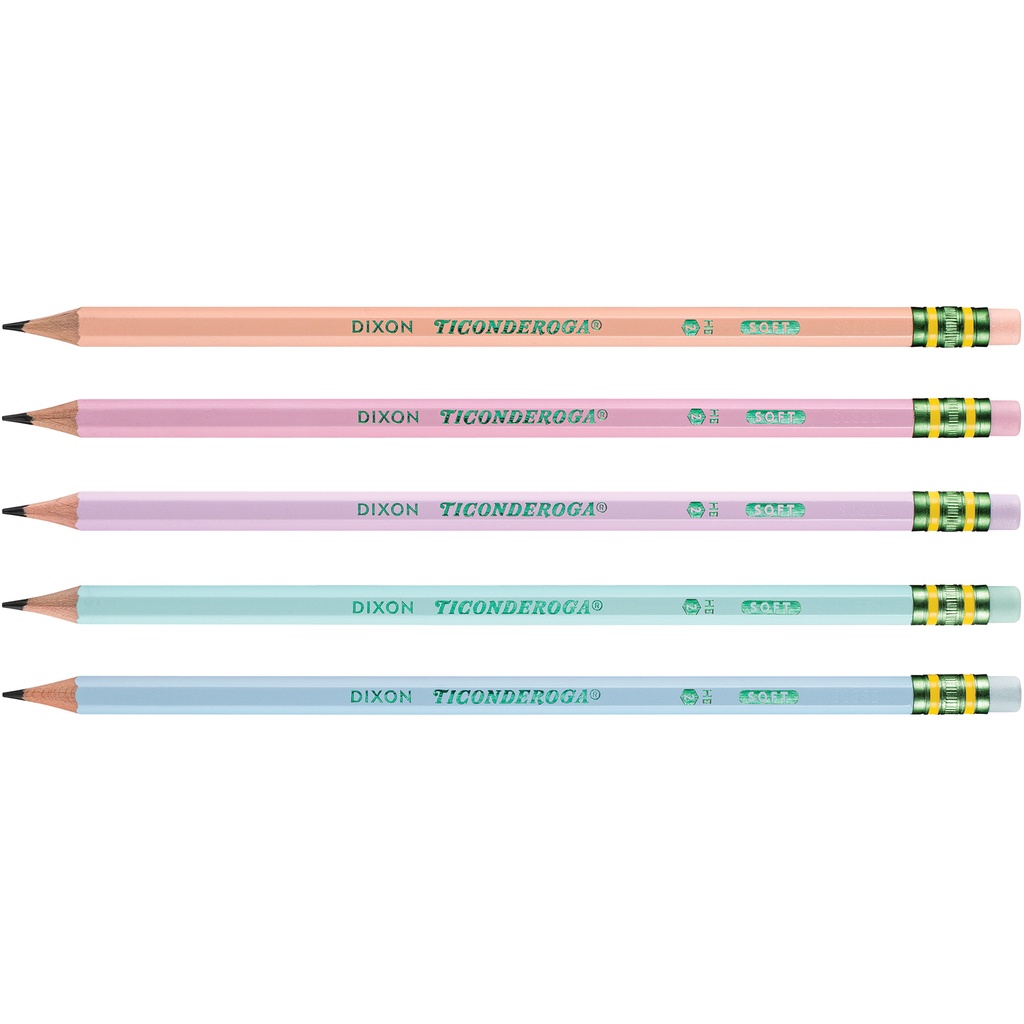 Assorted Pastel #2 Pencils 60ct