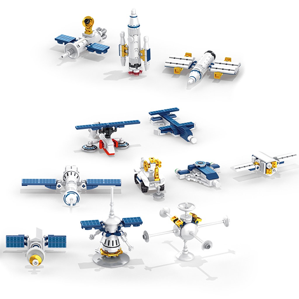 BK07 Aerospace Series Space Station Building Block Set 573 Pieces