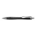 Black Barrel/Blue Ink Schneider Slider Rave XB Retractable Ballpoint Pens Box of 5