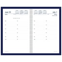 Blue Recycled Daily Academic Calendar Planner