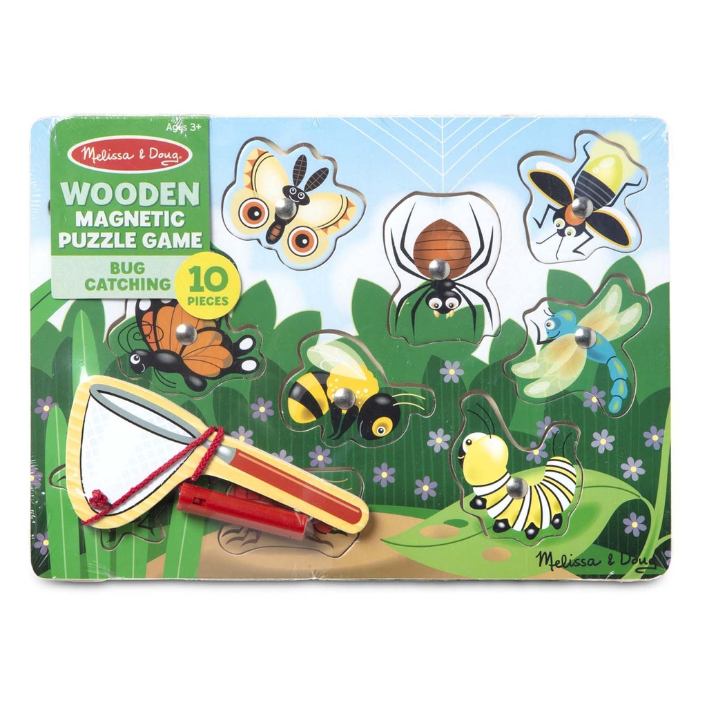 Bug Catching Magnetic Puzzle Game