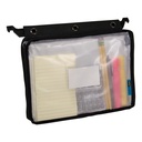 Clear Mesh Expanding Zipper Pouch 3ct