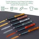 Crayola Signature™ Liquid Metal Craft Markers 6 Ct 