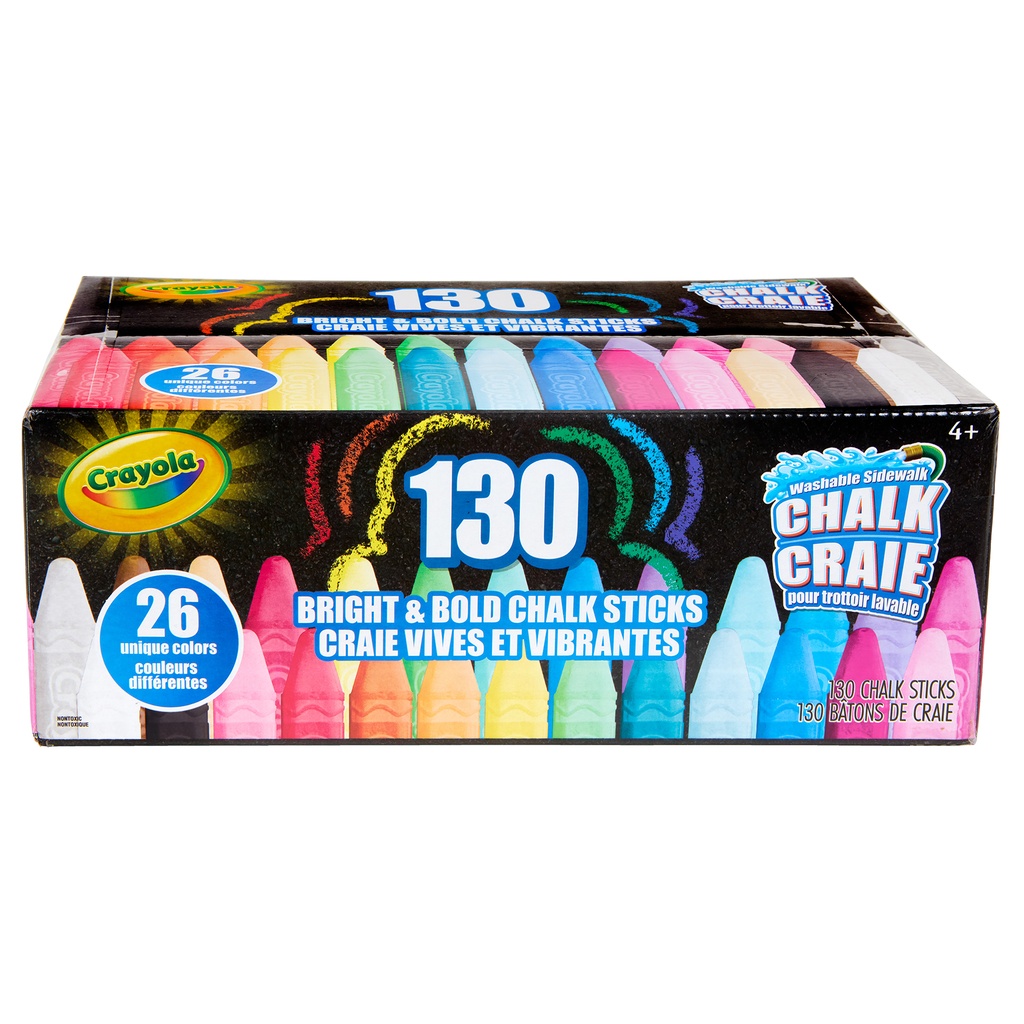 Crayola Washable Sidewalk Chalk 130ct