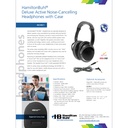 Deluxe Active Noise-Cancelling Headphones with Case