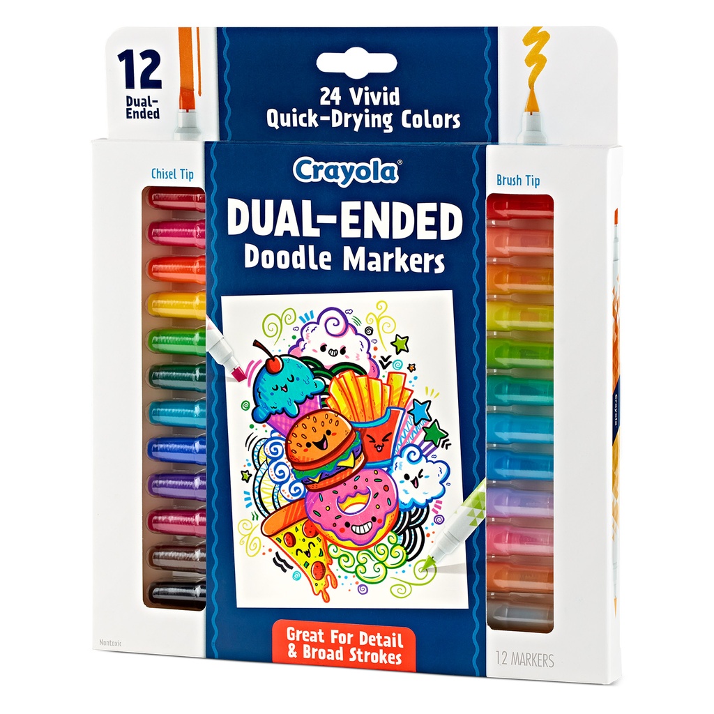 Doodle & Draw Dual-Ended Doodle Marker 12 Count