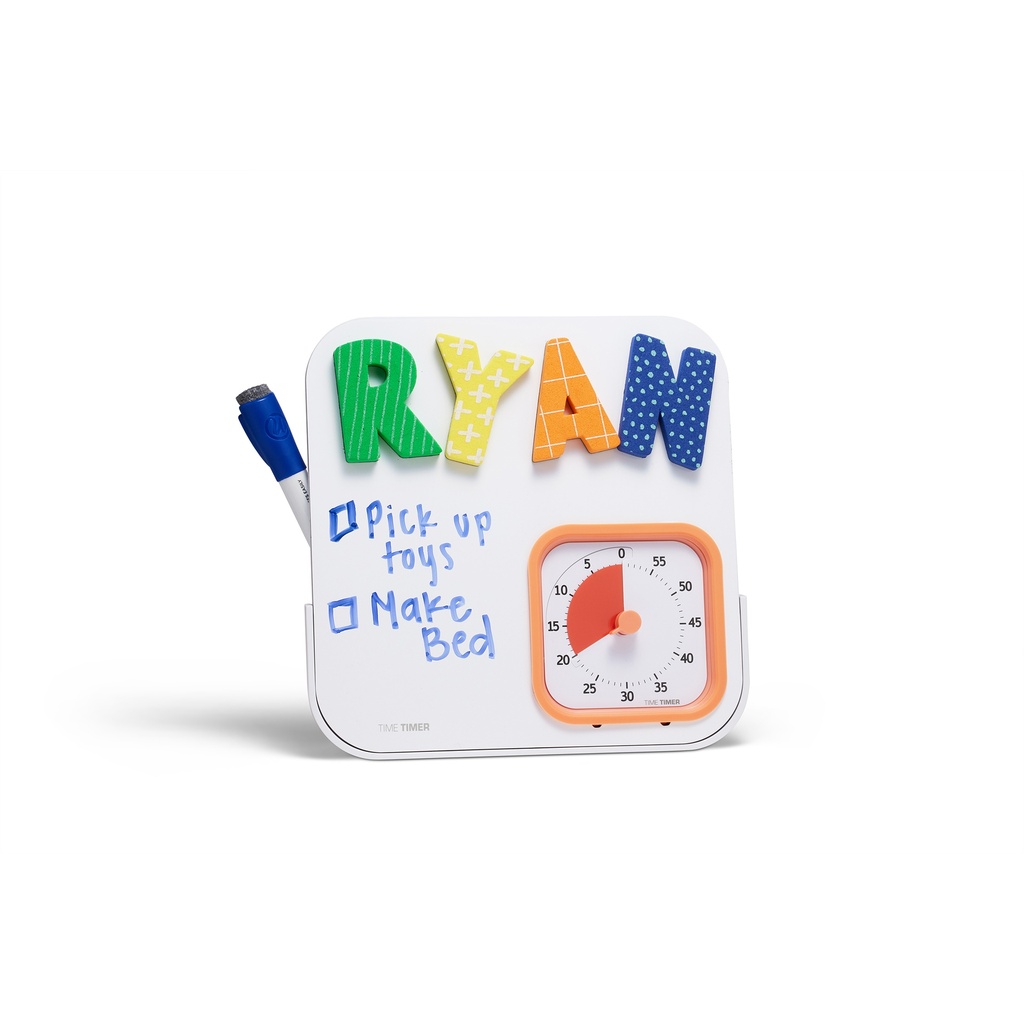 Dreamsicle Orange MOD® Timer + Magnetic Dry Erase Board