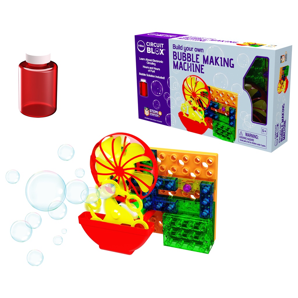 E-Blox® Circuit Blox™ BYO Bubble Making Machine Student Set