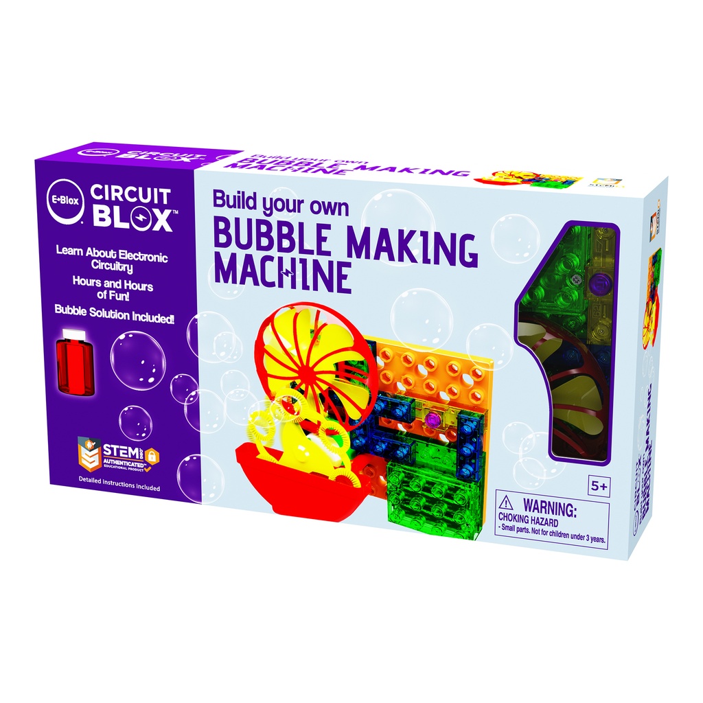 E-Blox® Circuit Blox™ BYO Bubble Making Machine Student Set