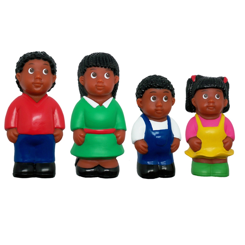 Ethnic Family Figures Set of 16