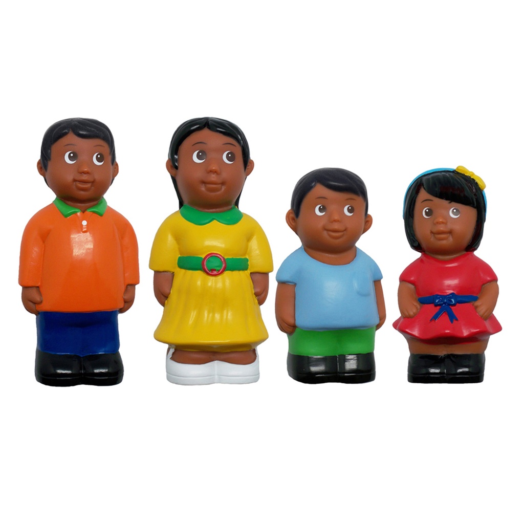 Ethnic Family Figures Set of 16