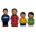 Ethnic Family Figures Set of 16