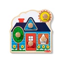 First Shapes Jumbo Knob Wooden Puzzle 5 Pieces