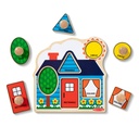 First Shapes Jumbo Knob Wooden Puzzle 5 Pieces