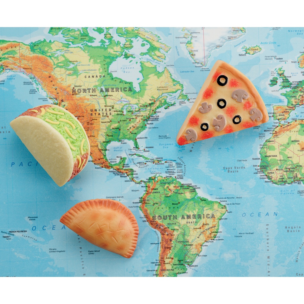 Foods of the World Sensory Play Stones