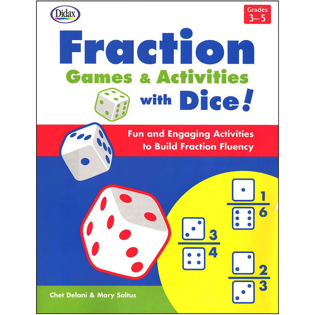 Fraction Games & Activities with Dice Resource Book