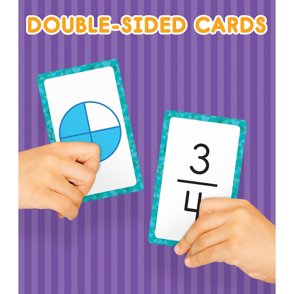 Fractions Flash Cards 54 Cards