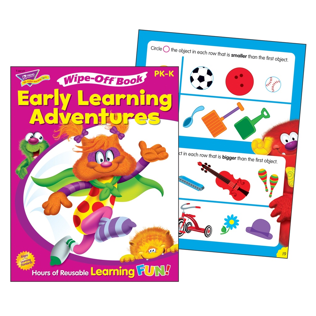 Get Ready for Kindergarten 1 Wipe-Off® Book