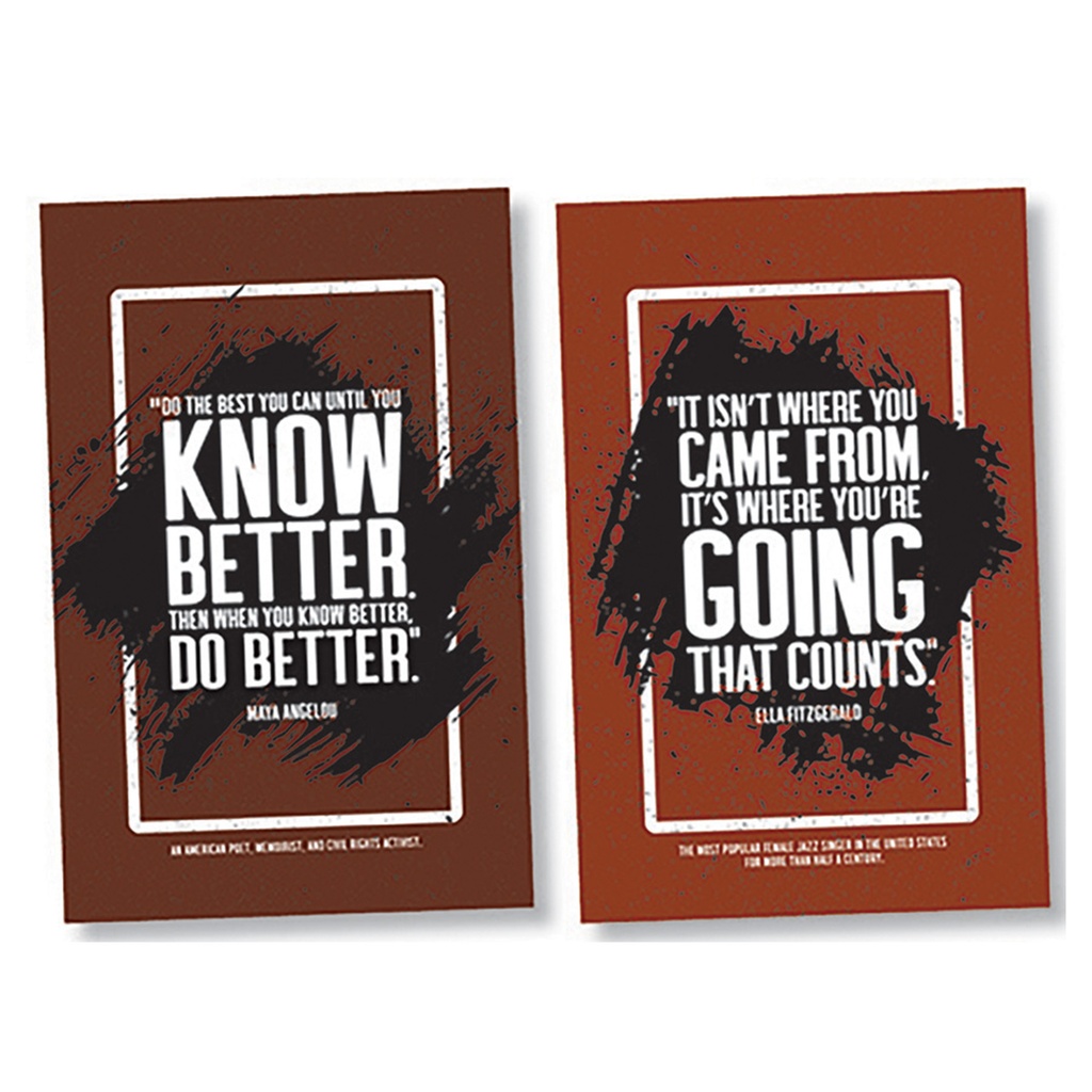 Inspirational Quotes by African American Influencers Bulletin Board Set