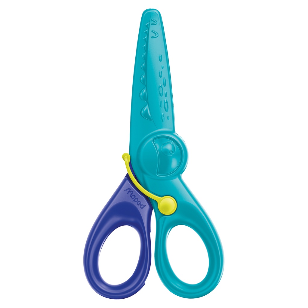 KidiCut 4.75" Spring-Assisted Plastic Safety Scissors