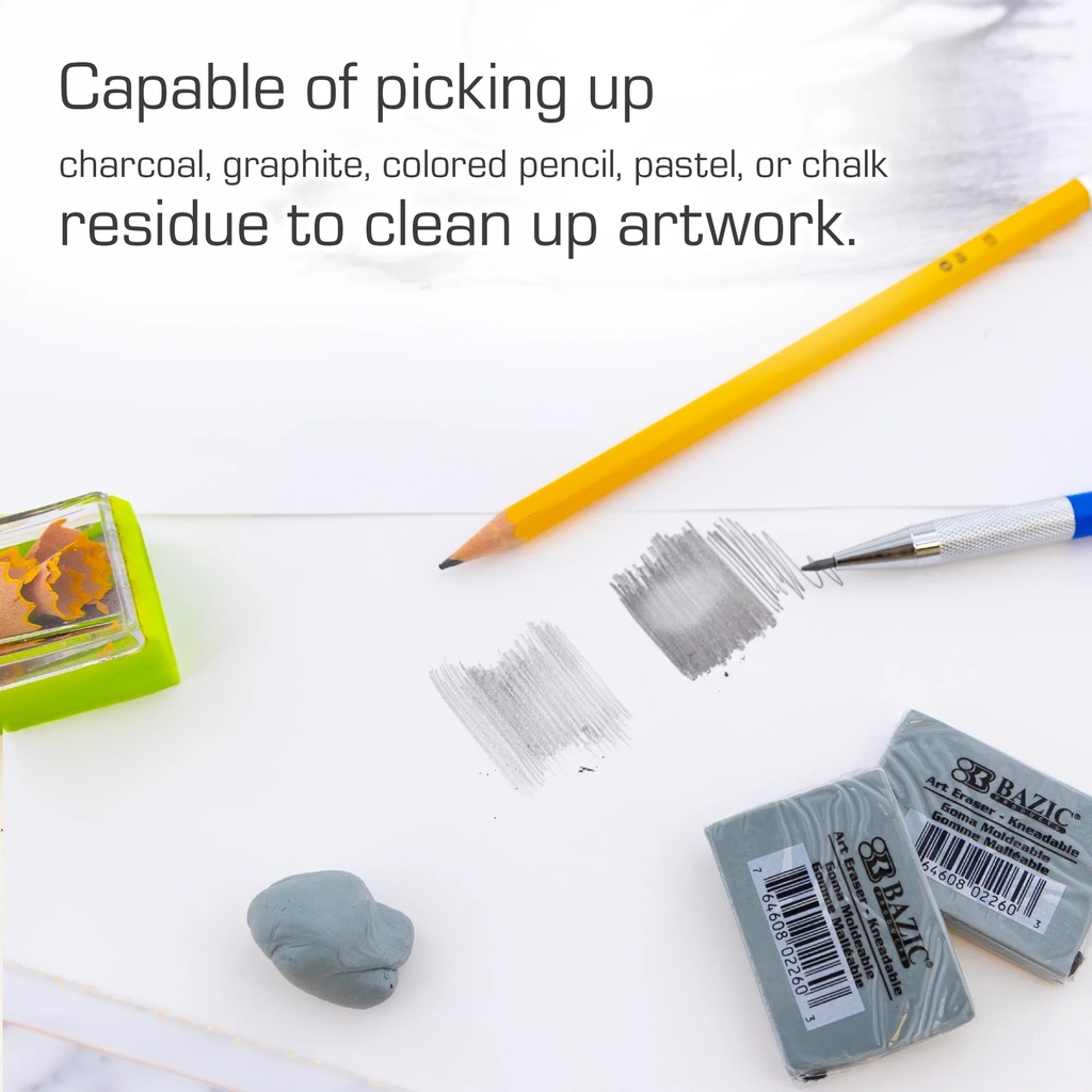 Kneadable Art Eraser Pack of 36