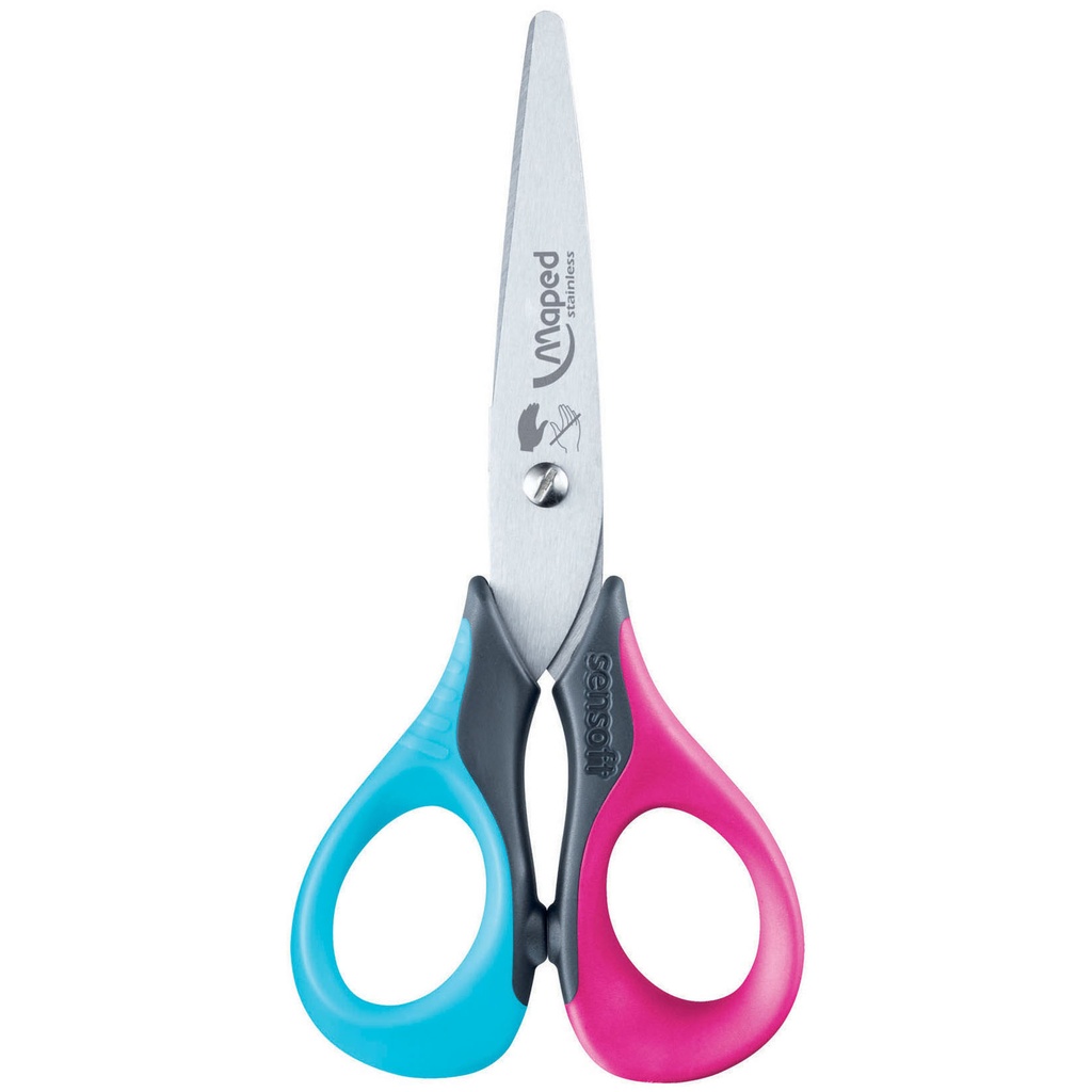 Lefty 5" Sensoft Scissors with Flexible Handles Pack of 12