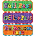 Magnetic Hall Passes Set of 3