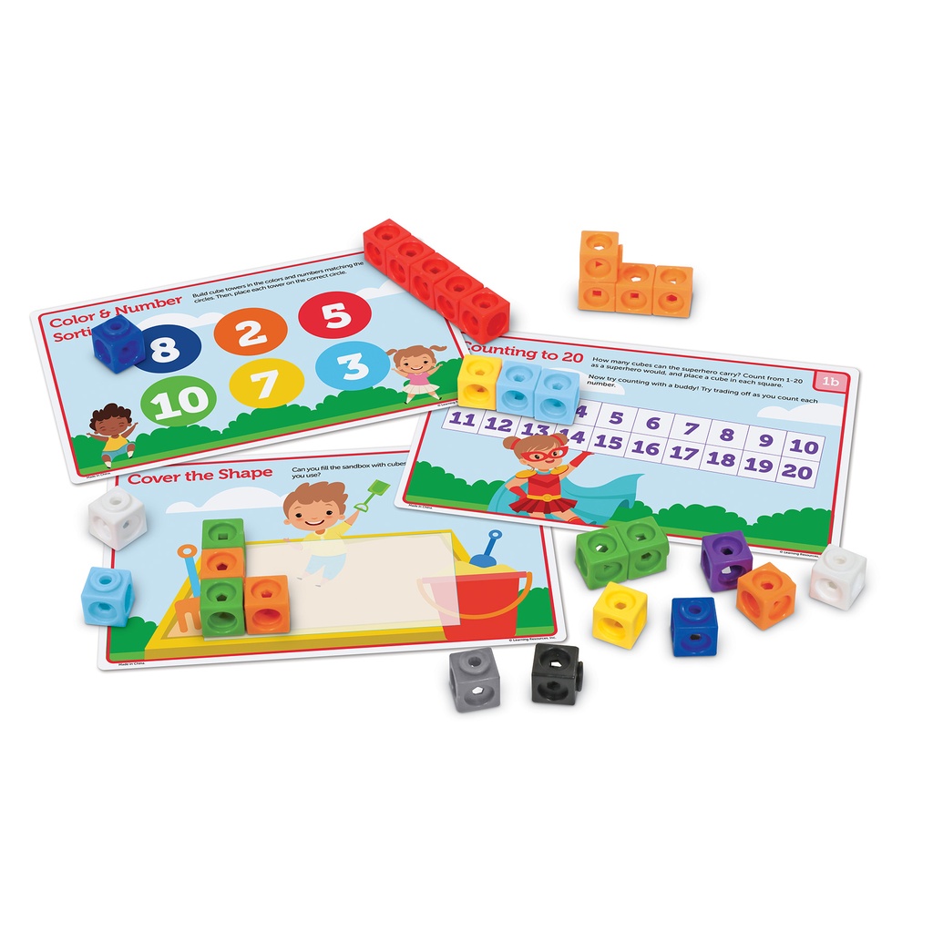 Mathlink® Cubes Preschool Math Activity Set