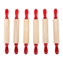 Mini Wooden Rolling Pins Set of 6