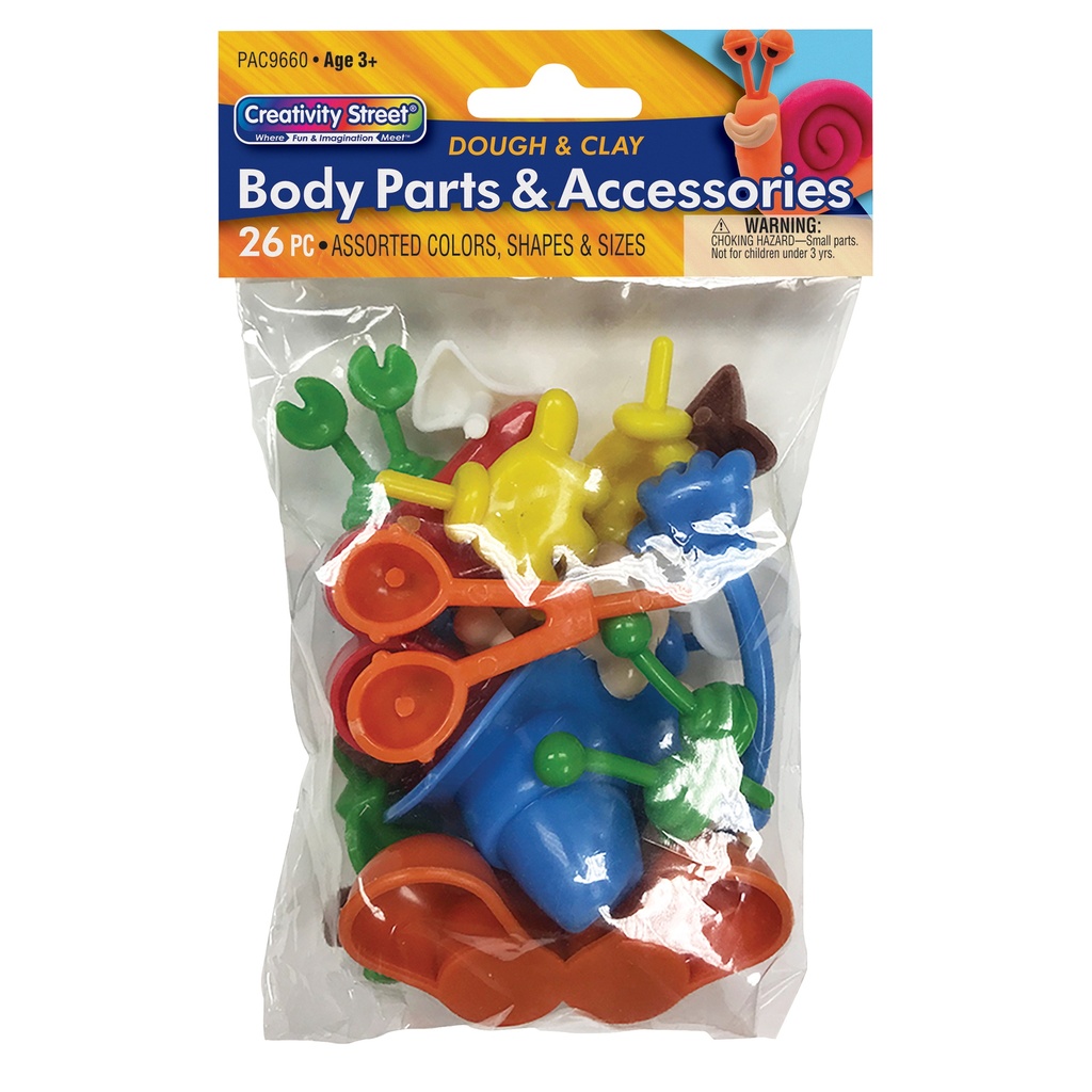 Modeling Dough & Clay Body Parts & Accessories 26 Pieces