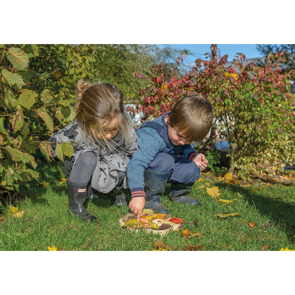 Natural Flower 6-Section Tactile Tray