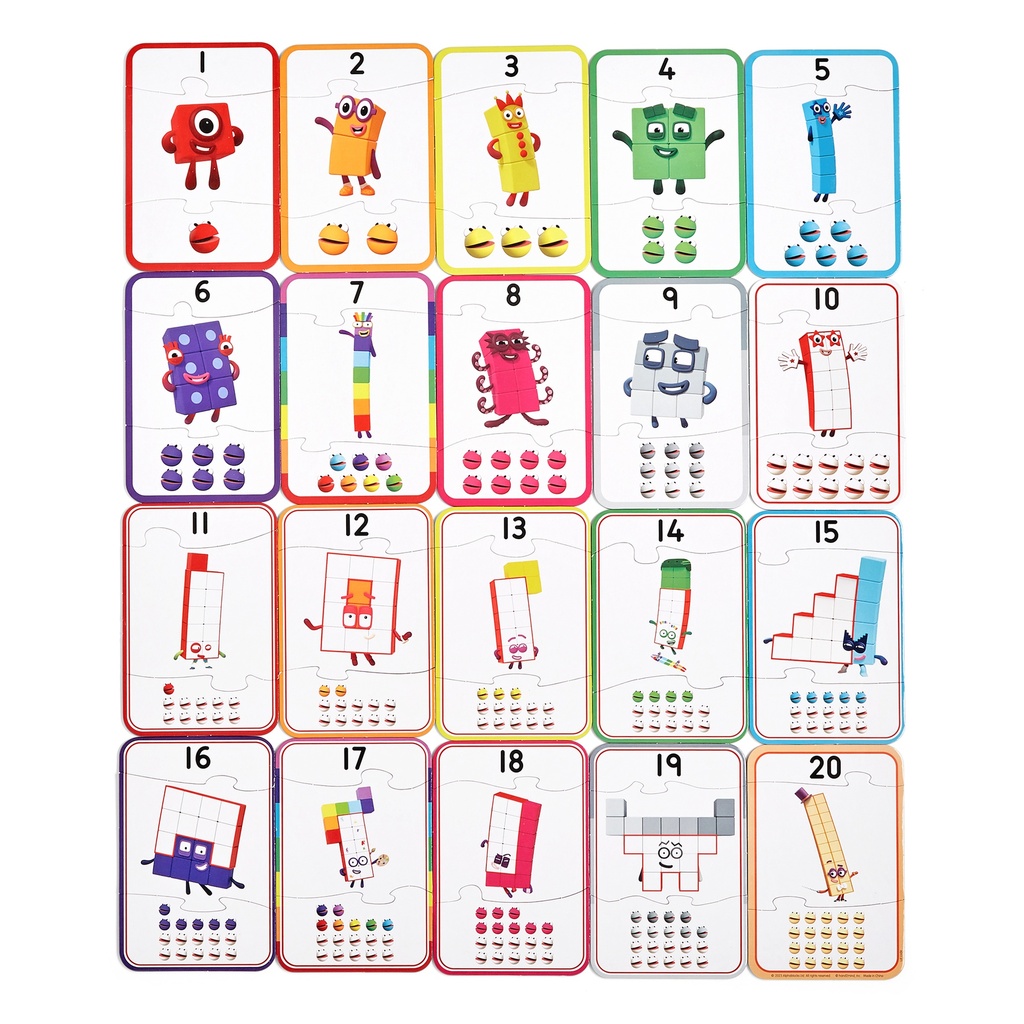 Numberblocks Counting Puzzle Set