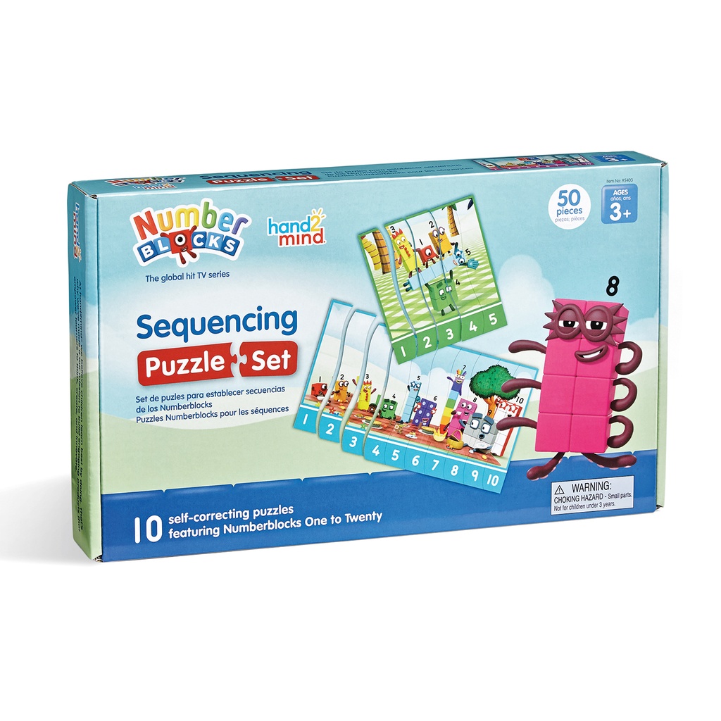 Numberblocks Sequencing Puzzle Set