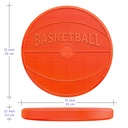 Orange Basketball Wiggle Seat Sensory Cushion