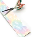 Pastel Pop Tie-Dye Straight Rolled Border Trim