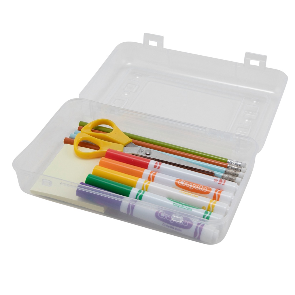 Pencil Box Clear 6ct