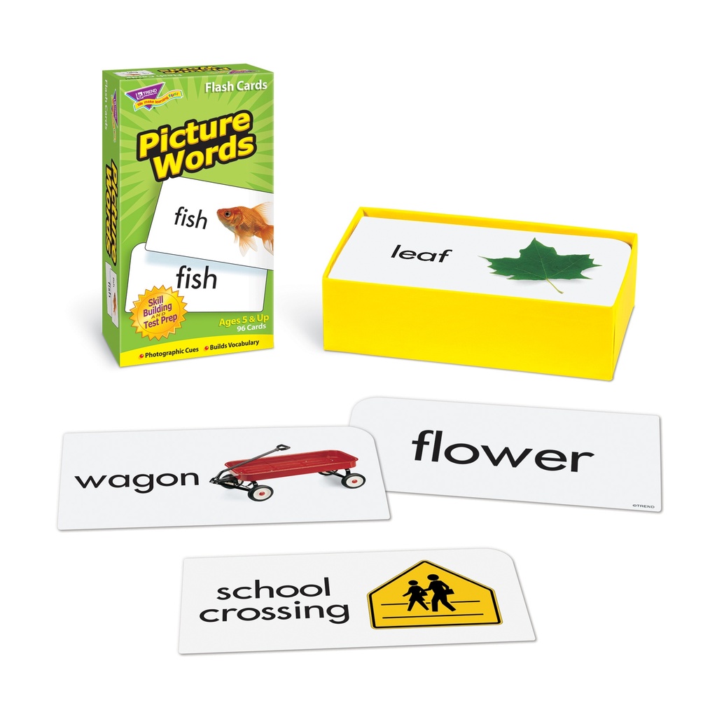 Picture Words Skill Drill Flash Cards