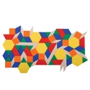 Plastic Pattern Blocks Set of 250