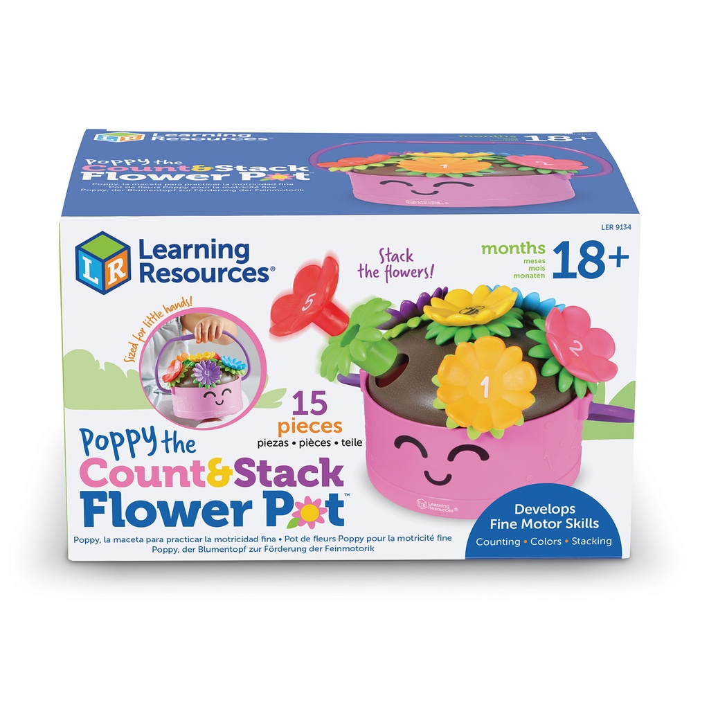 Poppy the Count & Stack Flower Pot