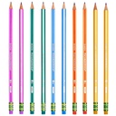 Presharpened Neon Stripes #2 Soft Pencils 60ct