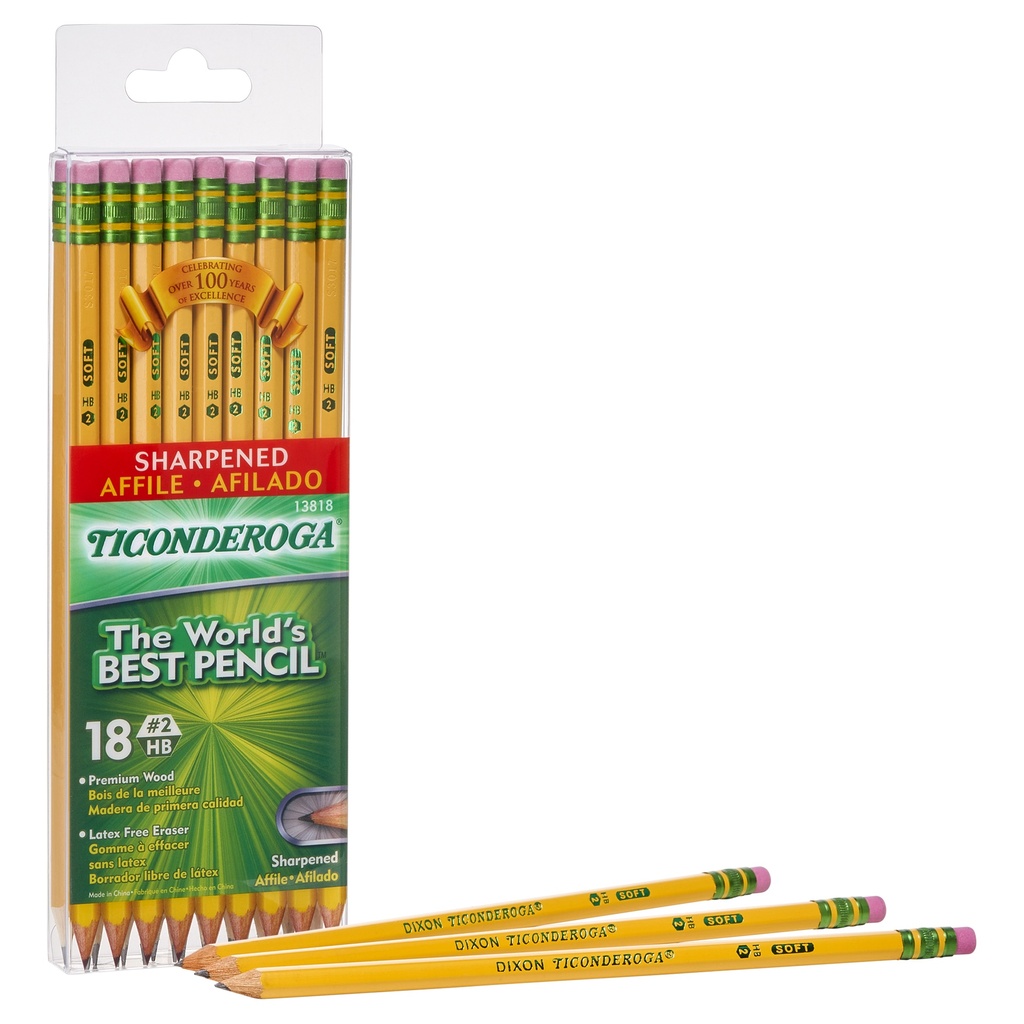 Presharpened Yellow #2 Soft Pencils 36ct