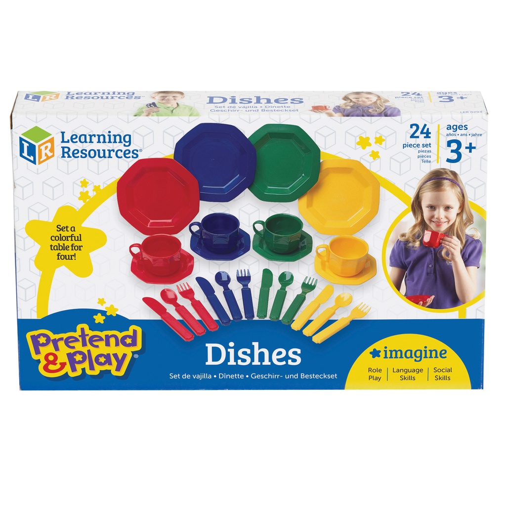 Pretend & Play® Dish Set 24 Pieces